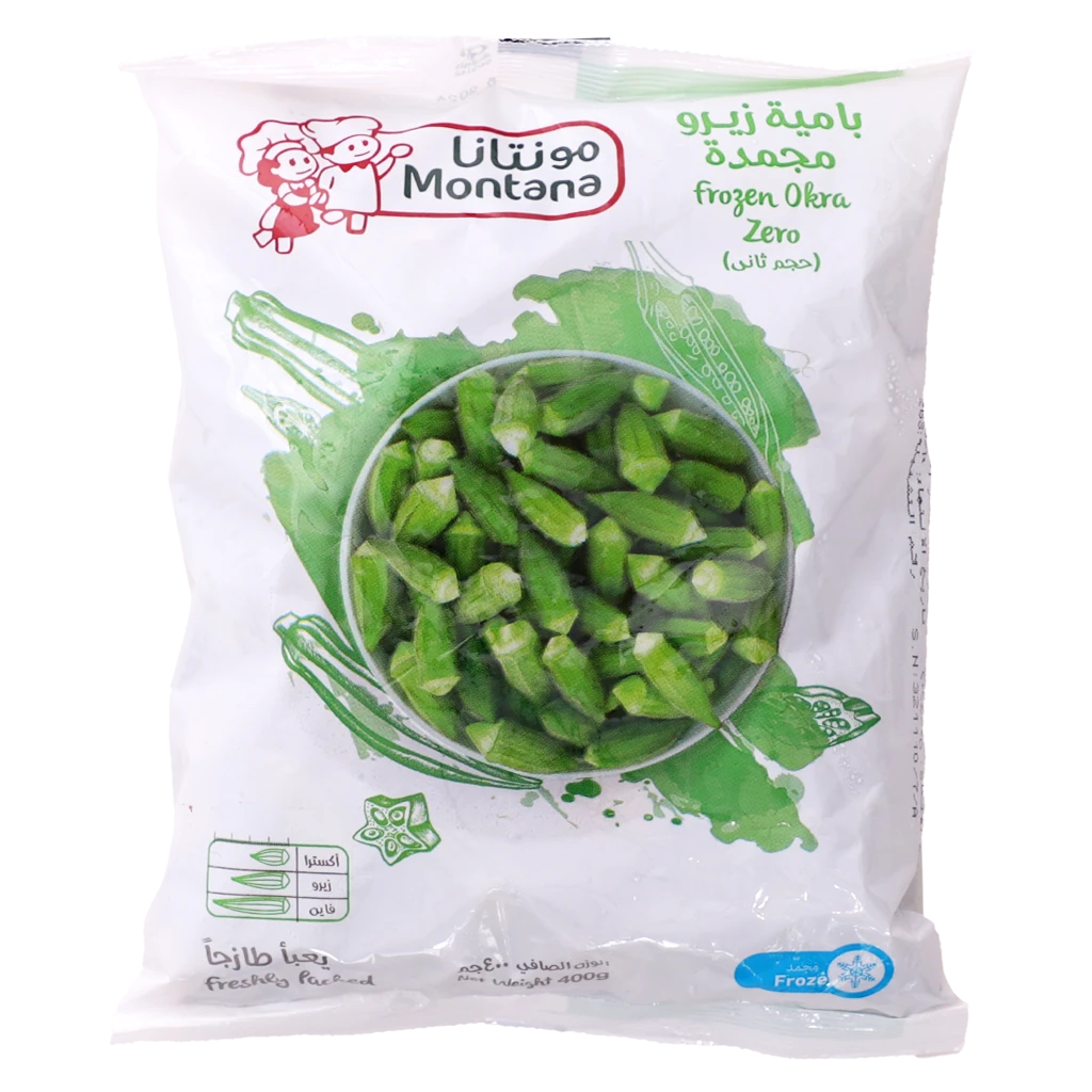 Montana Okra Zero Frozen 400 gm