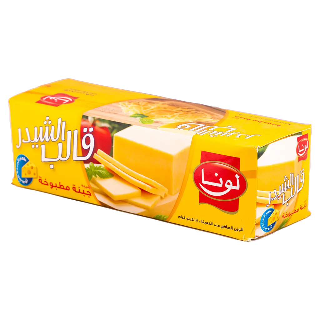 Luna Block Cheddar Cheese 1800 gm  - view 1