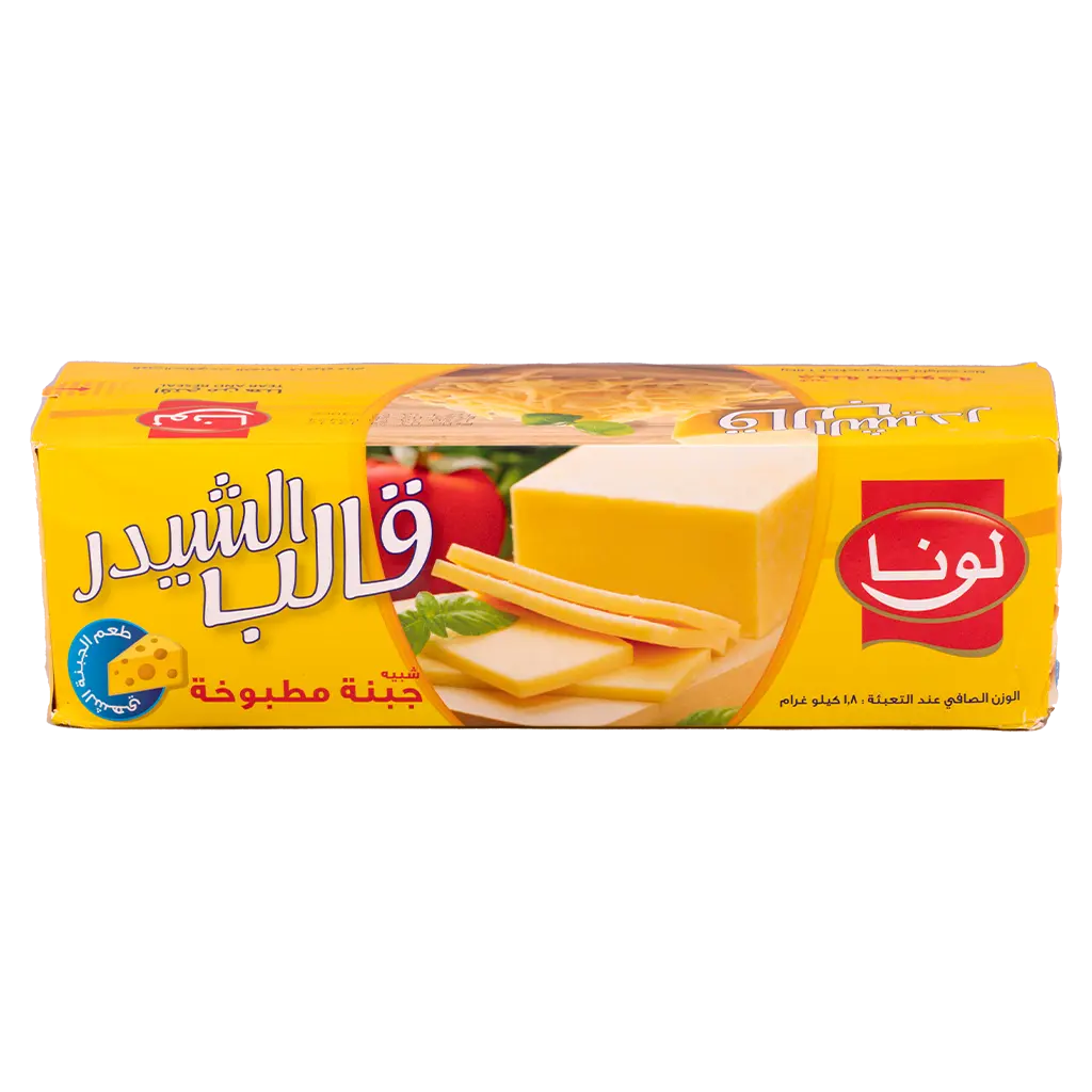 Luna Block Cheddar Cheese 1800 gm  - view 2