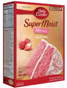 Betty Crocker Cake Mix Strawberry 400 Gm