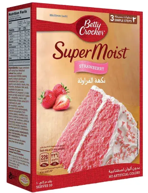 Betty Crocker Cake Mix Strawberry 400 Gm - view 1