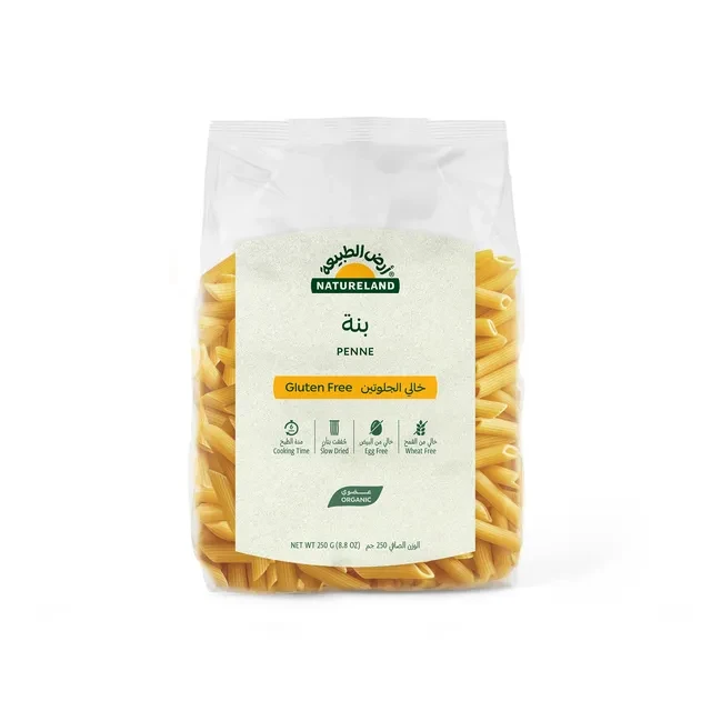 Natureland Organic Pasta Gluten Free Penne 250 Gm