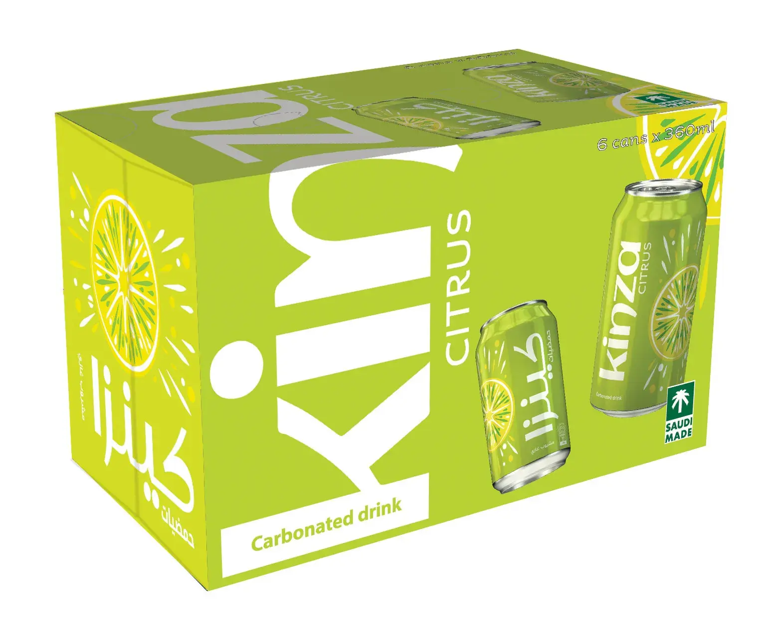 Kinza Citrus Carbonated Drink 360MlX6 - view 2