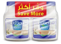 Nadec Spreadable Cream Cheese Jar 900GmX2