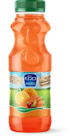 Nadec Carrot And Orange Juice With Mixed Fruit Nectar 300 Ml