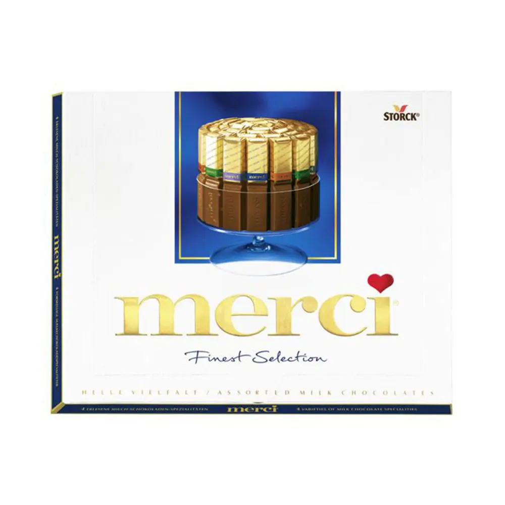 Storck Merci Finest Selection Assorted Milk Chocolates 250 Gm - view 1