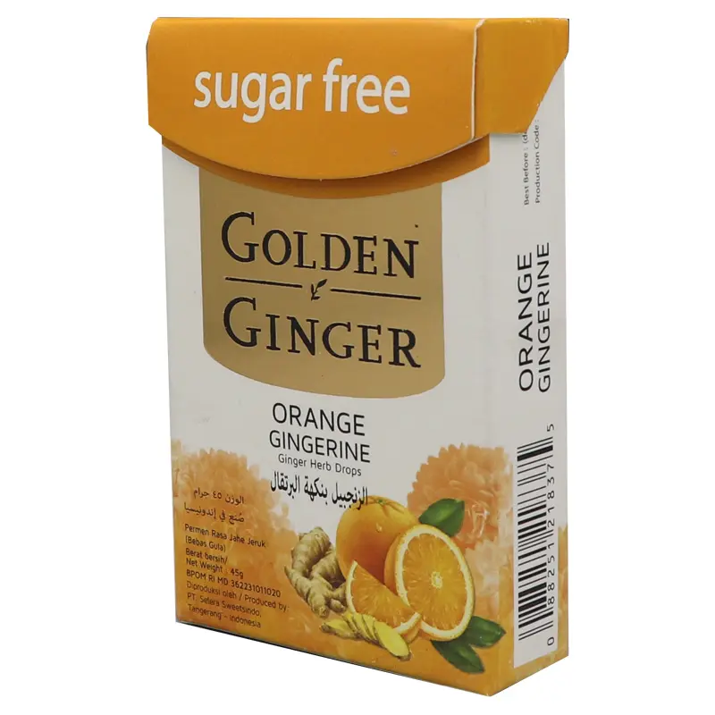 Golden Ginger Tablets Orange Flavor 45 gr - view 1