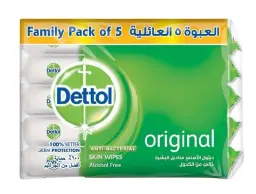 Dettol Antibacterial Wipes Family Pack 10'S