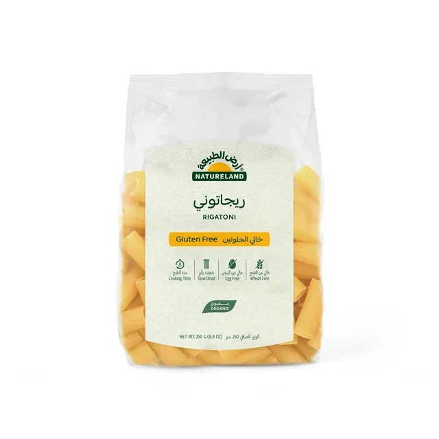 Natureland Organic Pasta Gluten Free Rigatoni 250 Gm