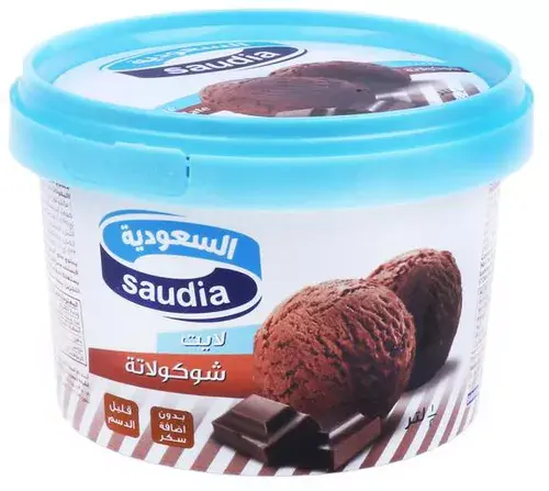 السعودية أيس كريم شوكولاتة قليل الدسم 500 مل - view 1