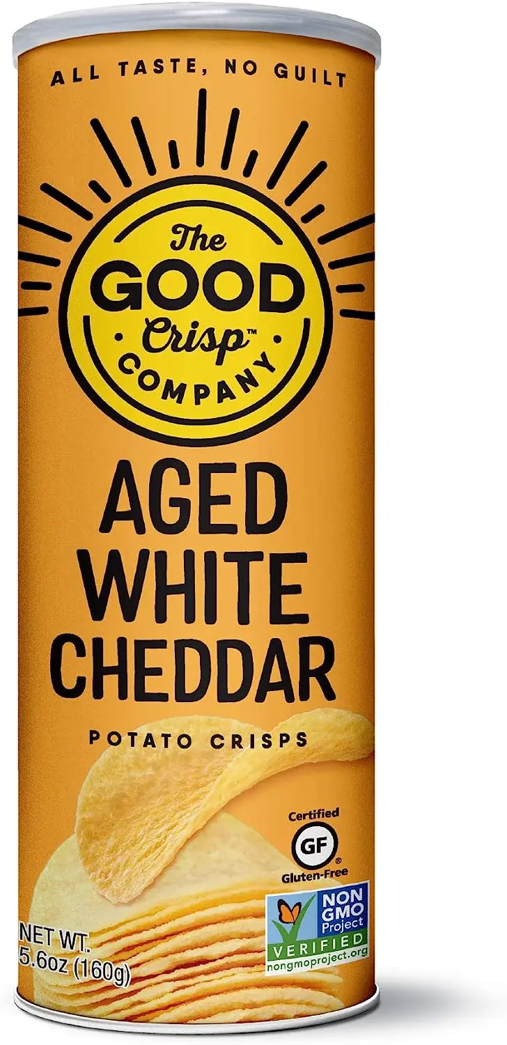 The Good Crisp Aged White Cheddar Stacked Crisps 160 gm - view 1