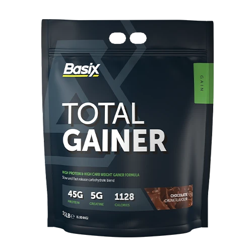Basix Total Gainer Chocolate Chunk 15 lb