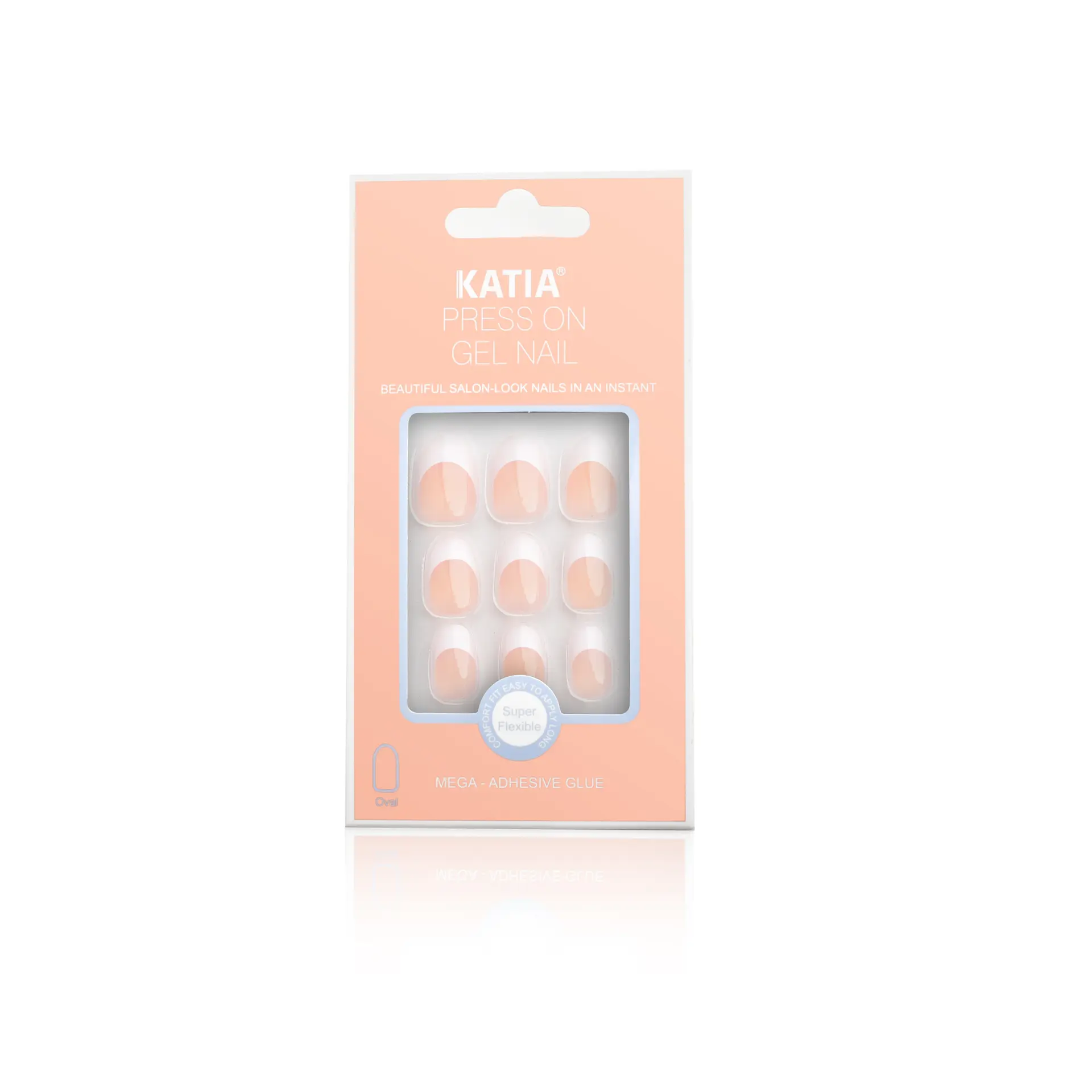 Katia Gorgeous Press On Nails Beige French 29 - view 2