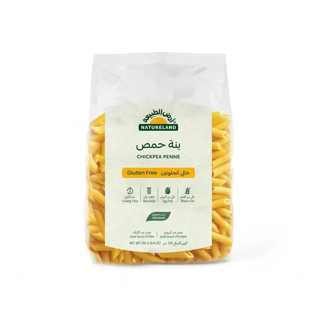 Natureland Organic Gluten Free Chickpea Penne Pasta 250 Gm