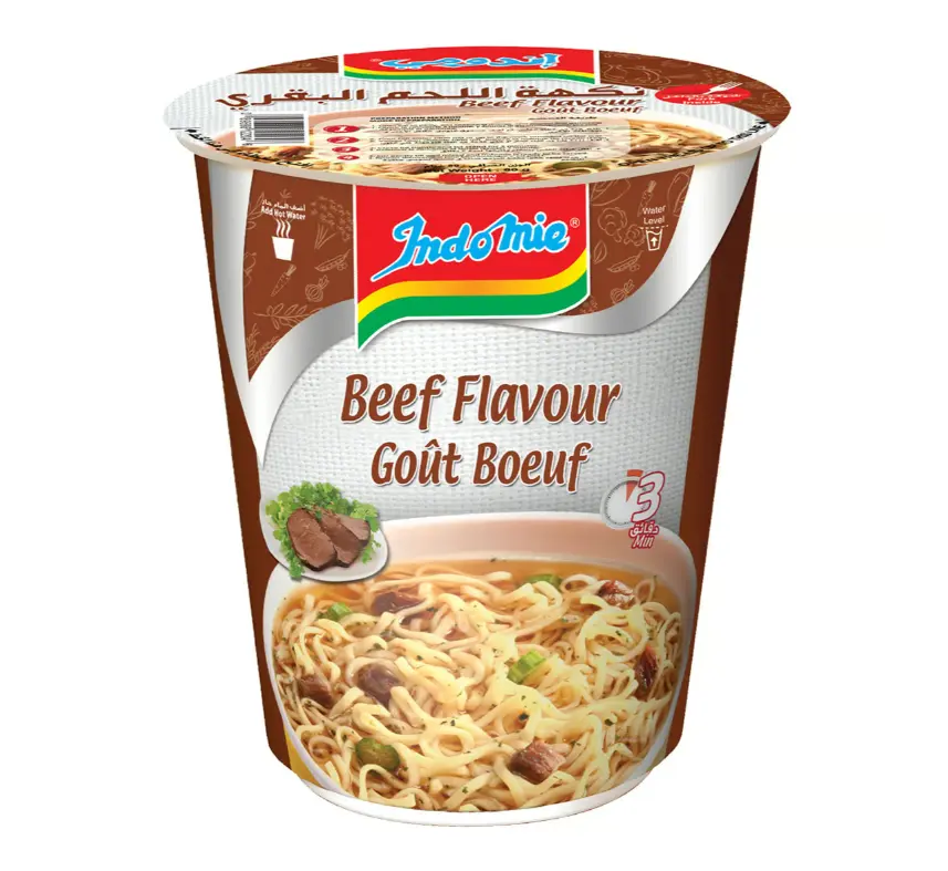 Indomie Cup Noodle Beef Flavour 60 gr - view 1