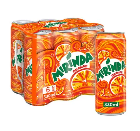 Mirinda Orange Can 330 MlX6 - view 1