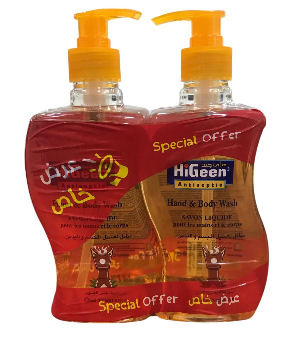 Higeen Hand & Body Wash Oud 500MlX2
