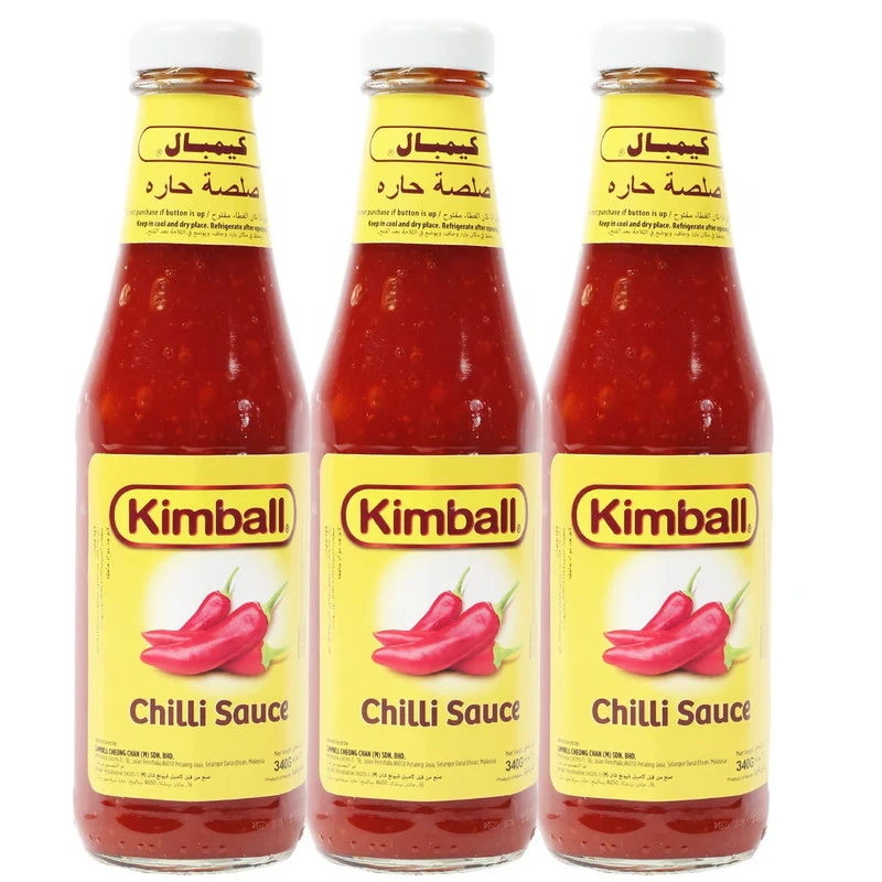 Kimball Chilli Sauce 340GmX3