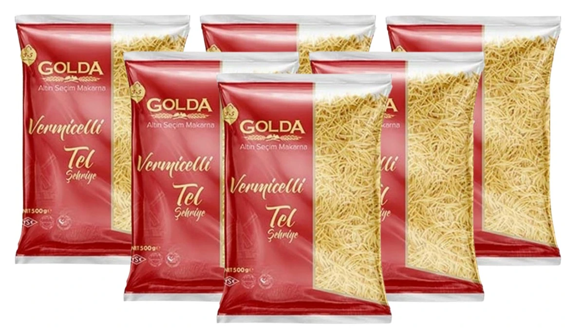 Golda Pasta Vermicelli Brick Pack 400GmX6