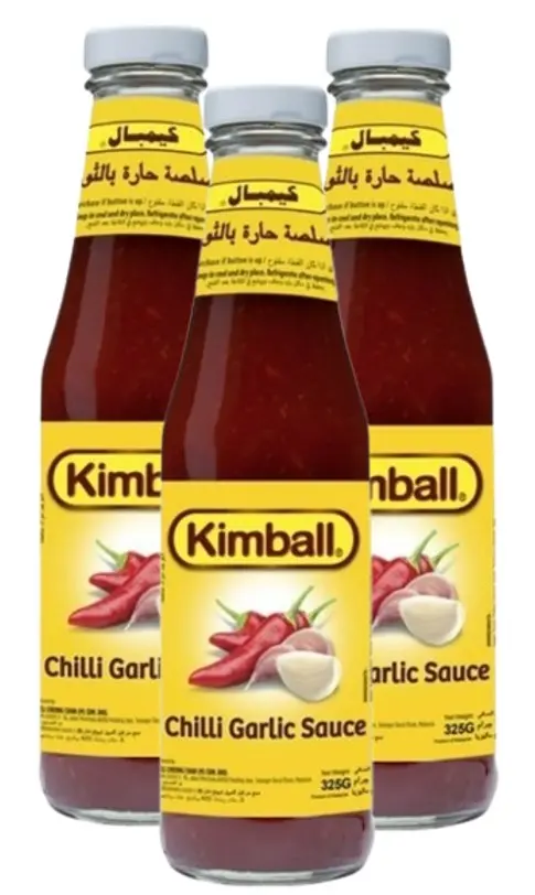 Kimball Chilli & Garlic Sauce 325GmX3 - view 1