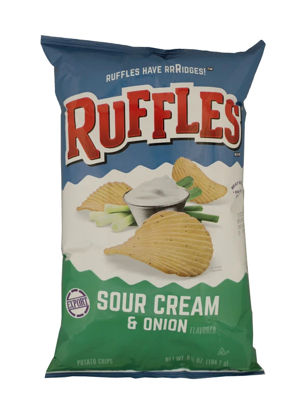Ruffles Sour Cream &Onion#503 6.5 Oz