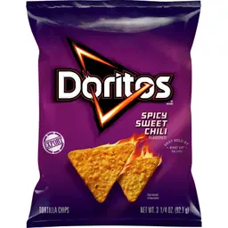 Doritos Tortilla Chips Spicy Sweet Chili 3.25 Oz