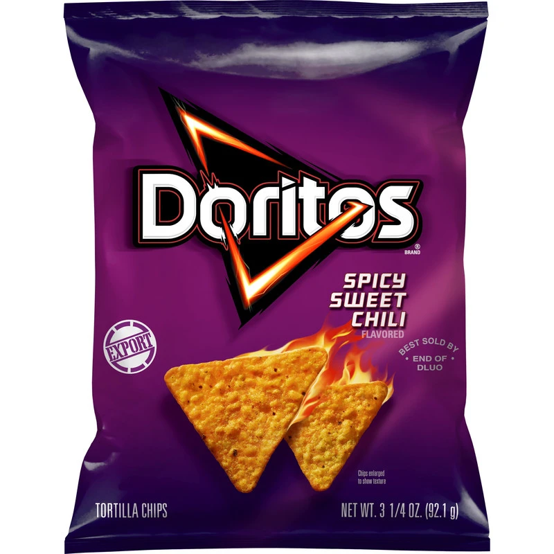 Doritos Tortilla Chips Spicy Sweet Chili 3.25 Oz