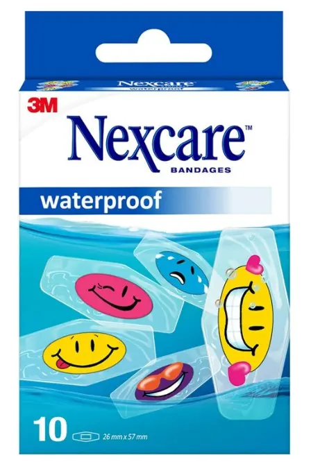 3M Nexcare Waterproof Tatoo Bandages 10 Pieces - view 1