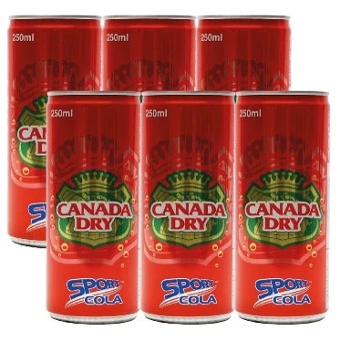 Canada Dry Sport Cola 250MlX6