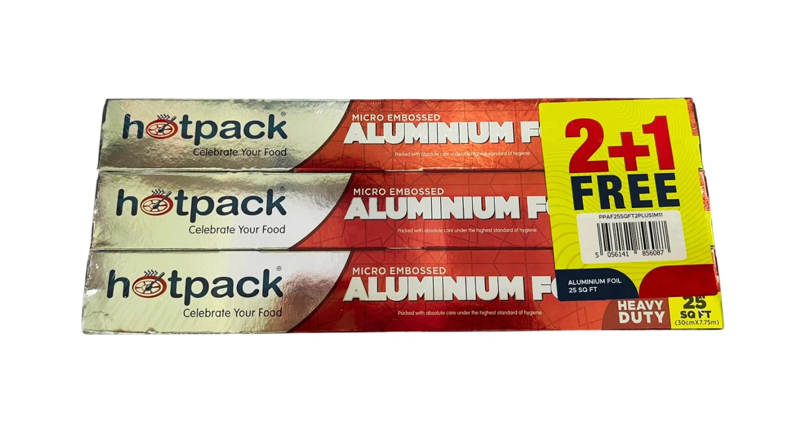Hotpack Aluminium Foil Embossed 25 Sq. Ft. 2+1Free