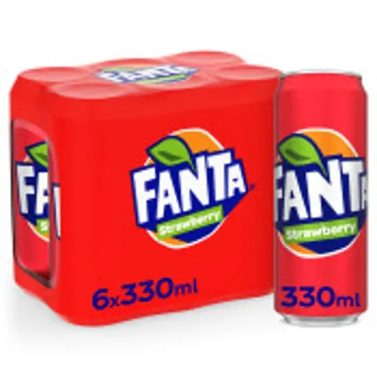 Fanta Strawberry Can 330MlX6 - view 1