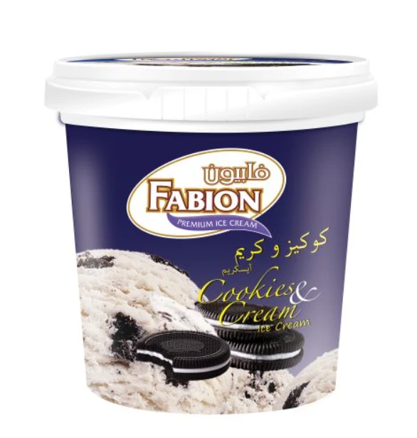 Fabion Ice Cream Cup Cookies & Cream 125 Ml