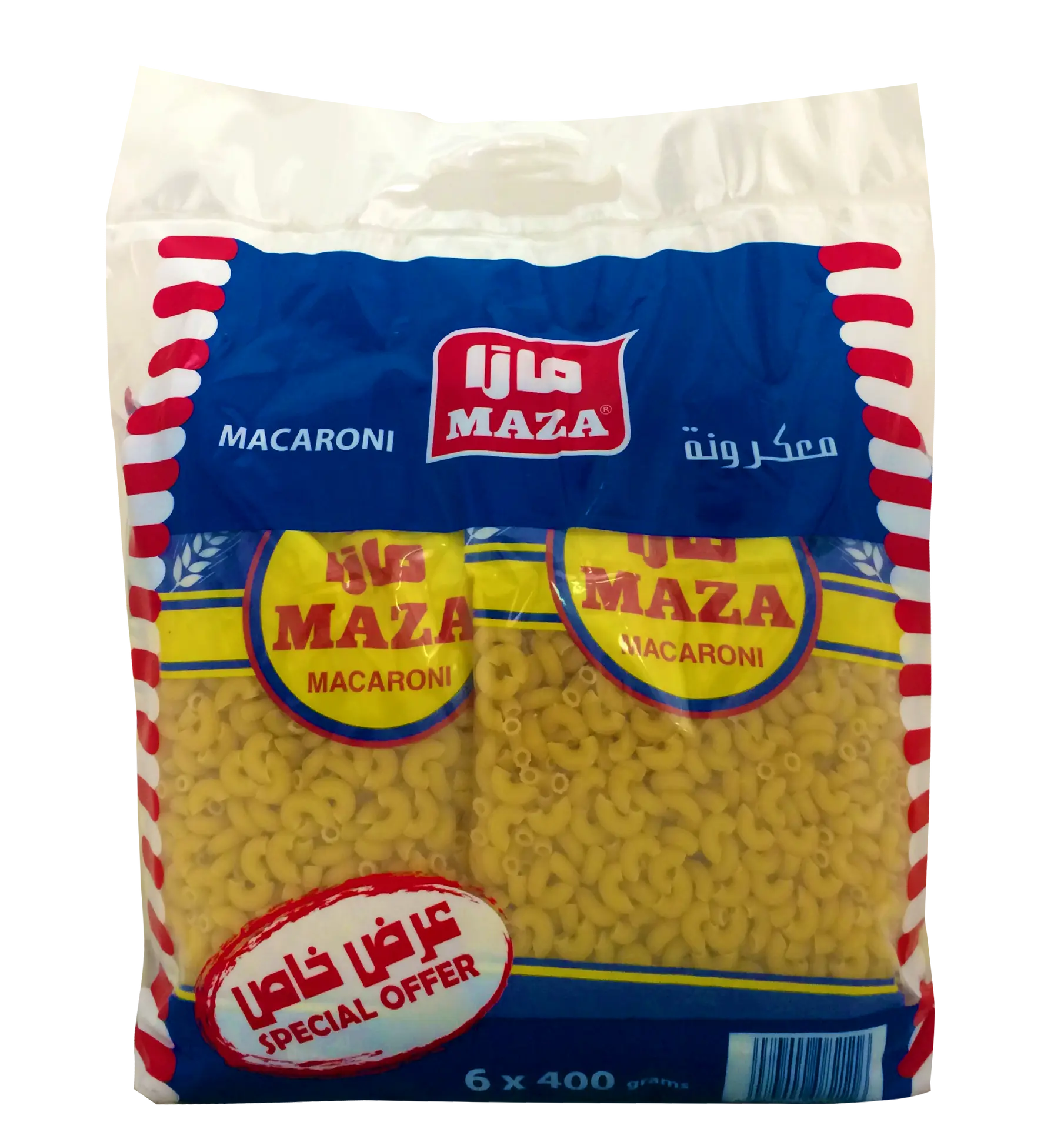 Maza Pasta Macaroni 400GmX6 - view 1