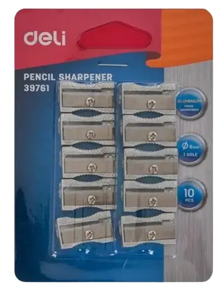 Deli  Metal Pencil Sharpener 5+5 Pieces Promo - view 1