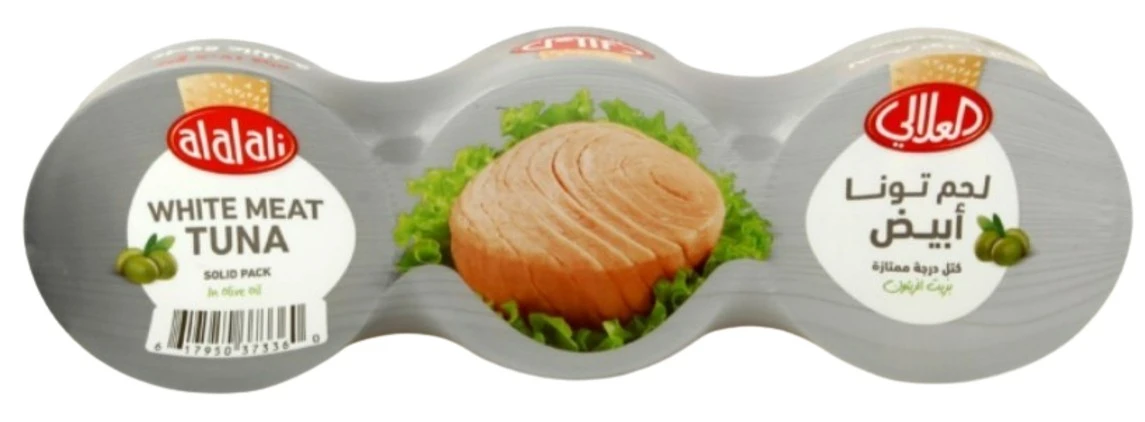 Al Alali White Meat Tuna Solid Pack In Olive Oil 170GmX3
