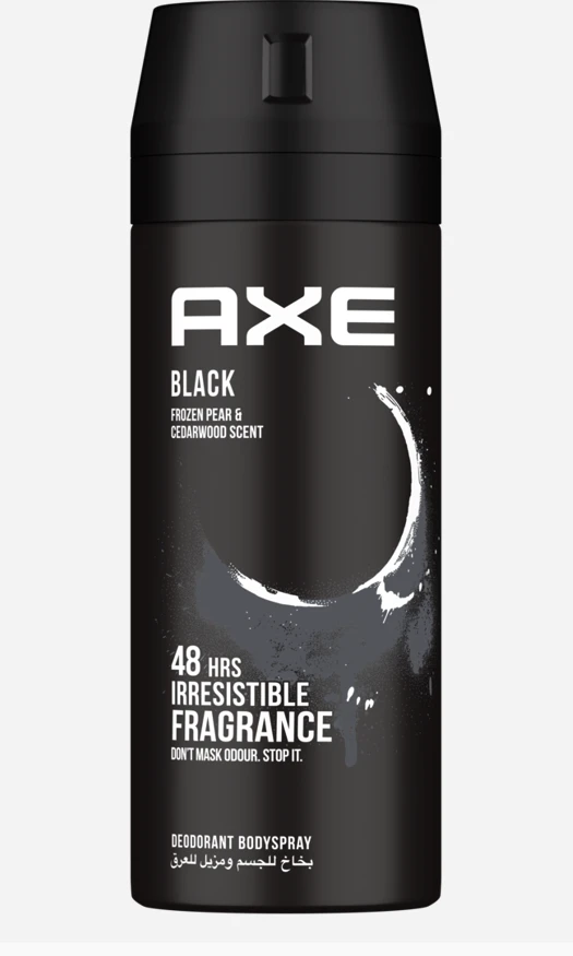 Axe Deodorant Spray Black Frozen Pear & Cedarwood For Men 150 Ml