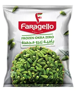 Faragello Frozen Okra Zero 400 Gm