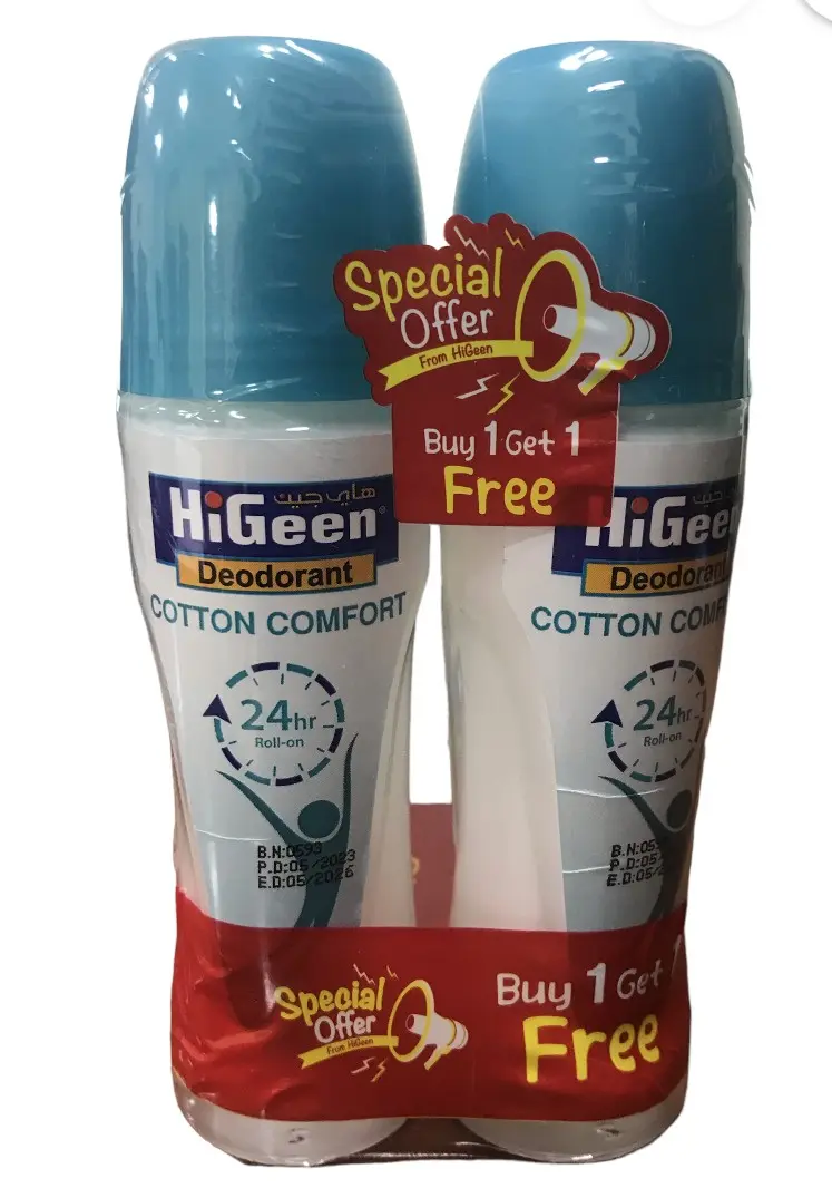 Higeen Deodorant Cotton Comfort 75MlX2 - view 1