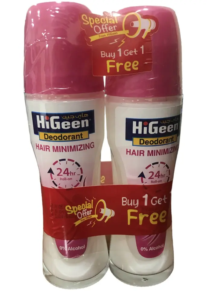 Higeen Deodorant Hair Minimizing 75MlX2 - view 1