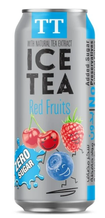 Tea Time Ice Tea Red Fruit No Added Sugar 330 Ml