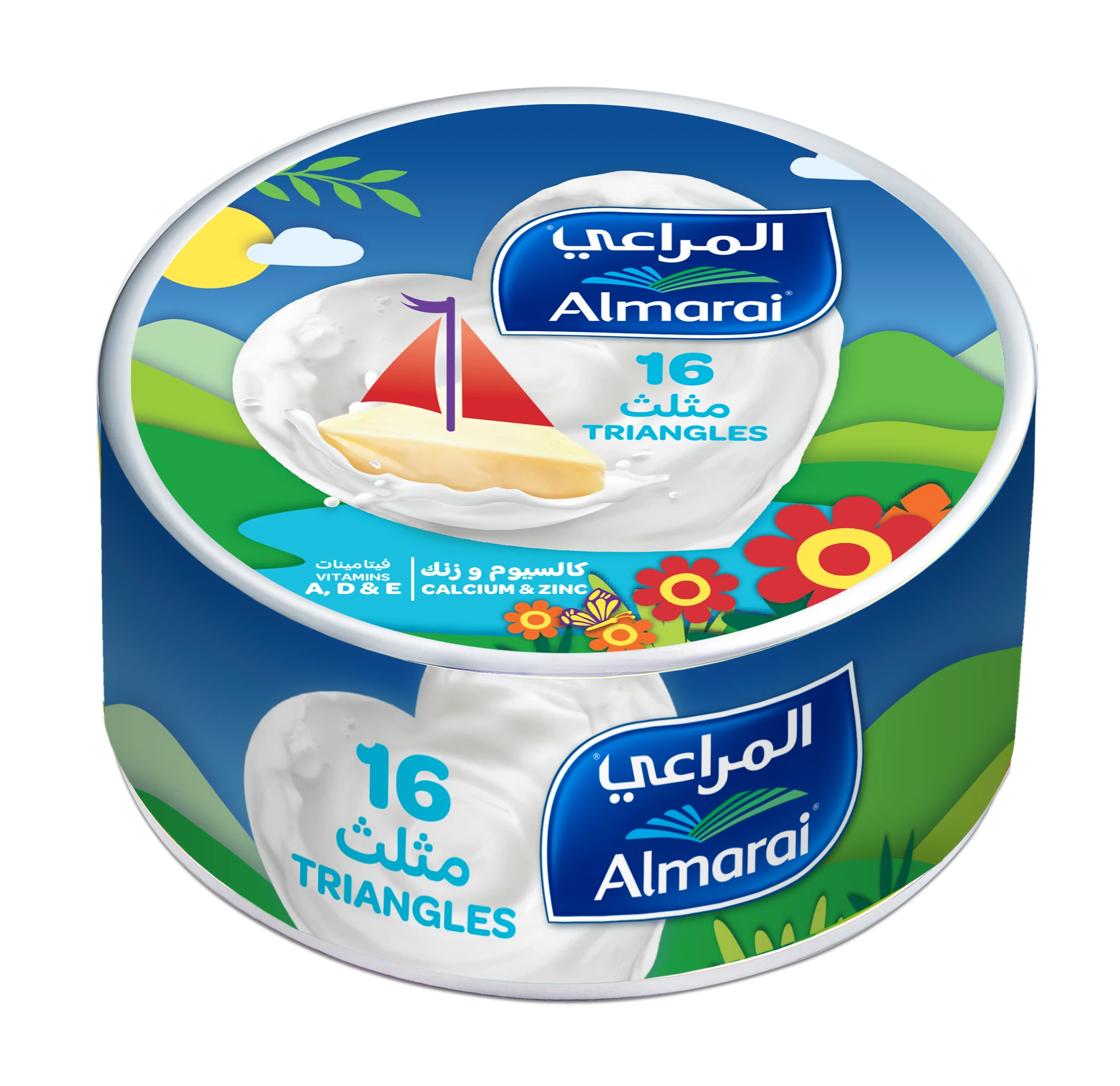 Almarai Triangle Cheese Kids 16 Portions 240 Gm