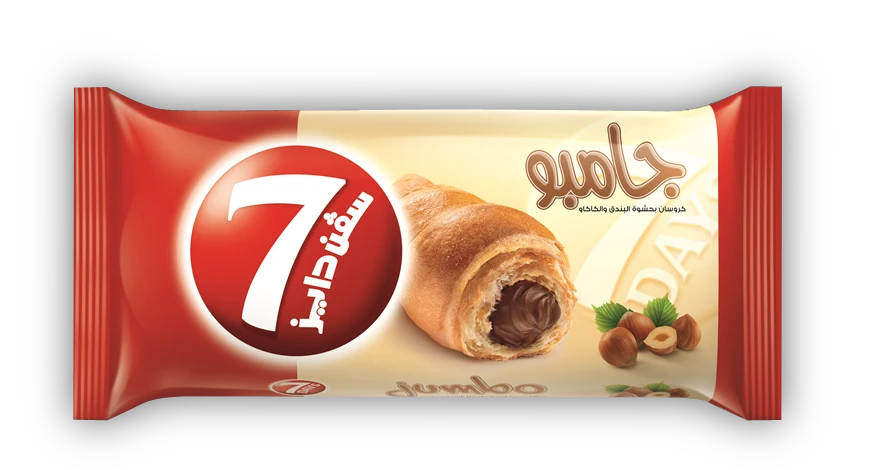 7Days Croissant Jumbo Hazelnut & Cocoa 100 Gm