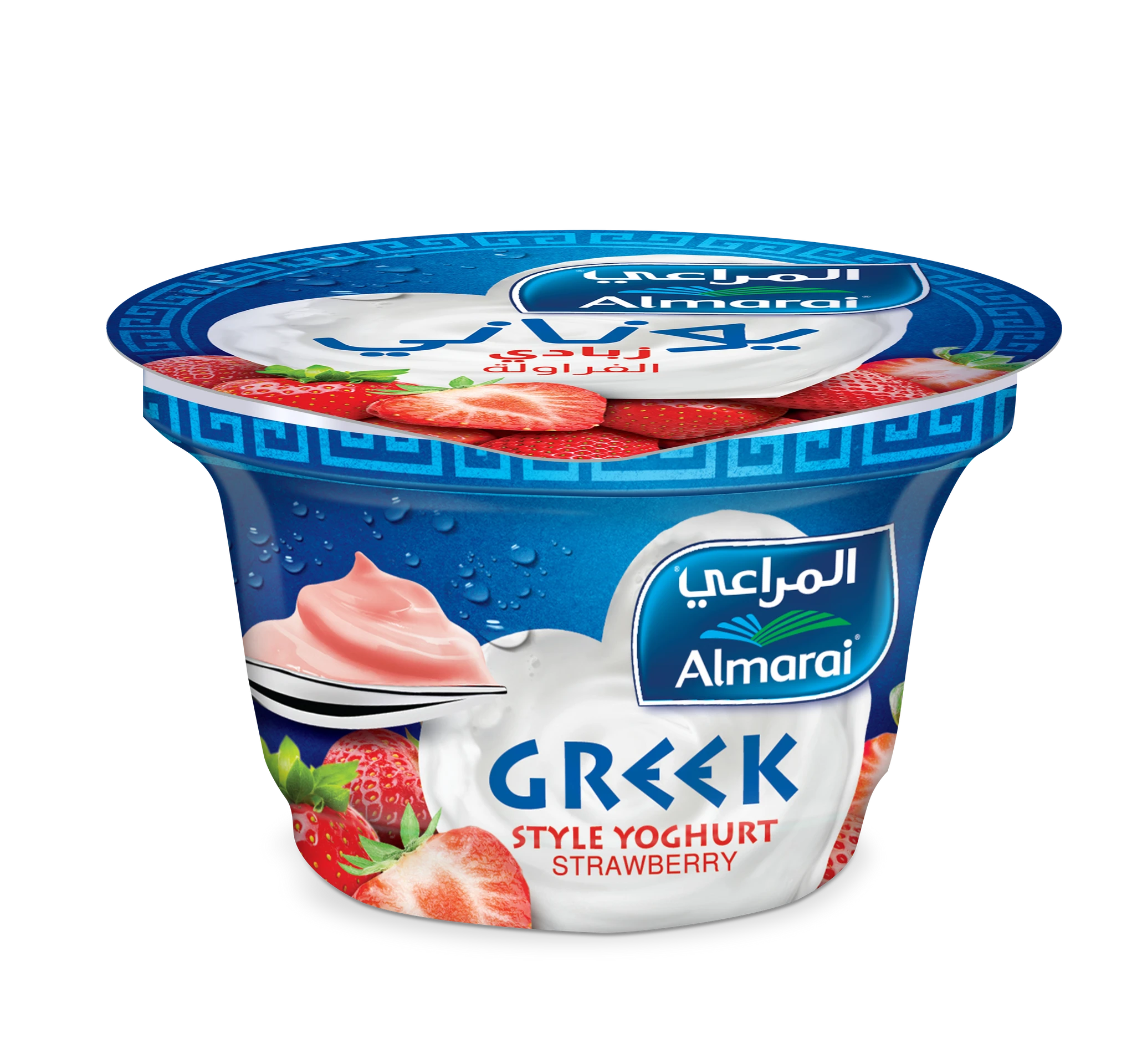 Almarai Greek Style Yoghurt Strawberry 150 Gm