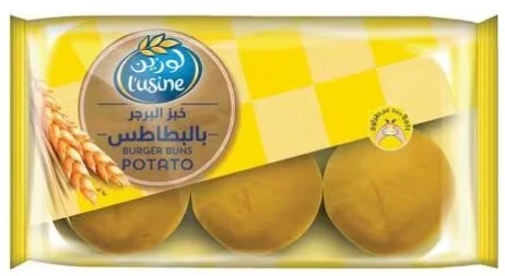 Lusine Bun Burger Potato 400 Gm