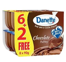 دانيت حلى شوكولاتة 90 جم 6+2 مجانا