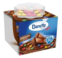 Danette Dessert Chocolate + Candy Beans 75 Gm