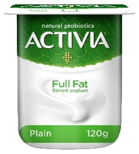 Activia Yoghurt Full Fat Plain 125 Gm