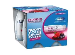 Actimel Dairy Drink Mixed Berries 93MlX4