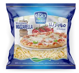 Nadec Shredded Cheese Mozzarella 500 Gm