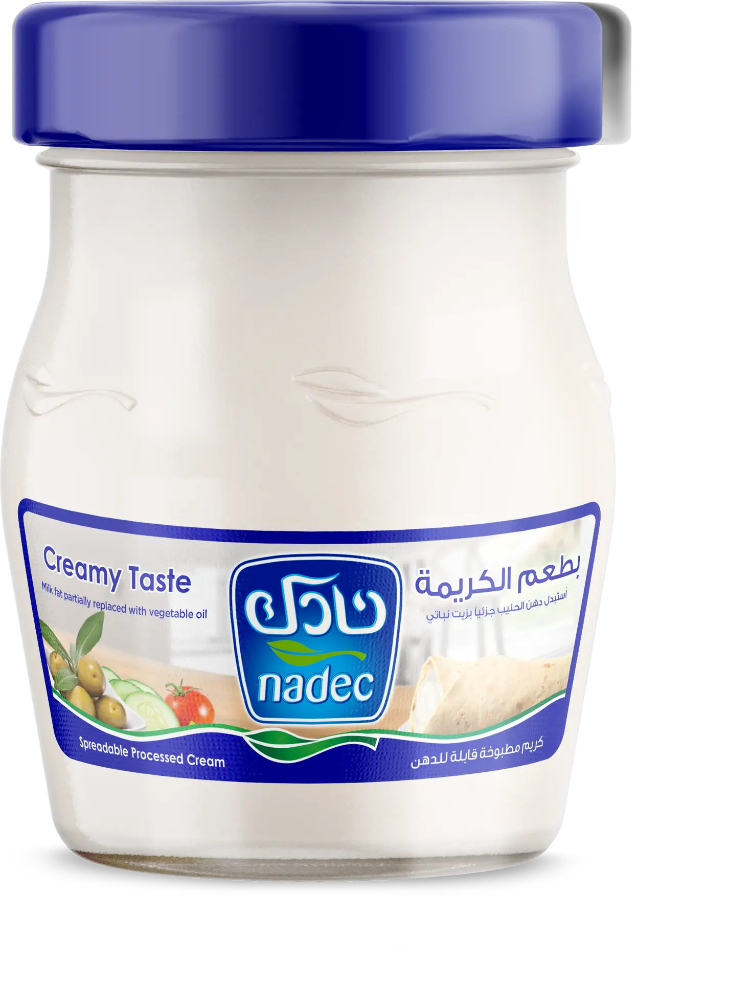 Nadec Spreadable Cream Cheese Jar 140 Gm - view 1